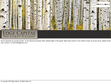 Tablet Screenshot of edgecap.com